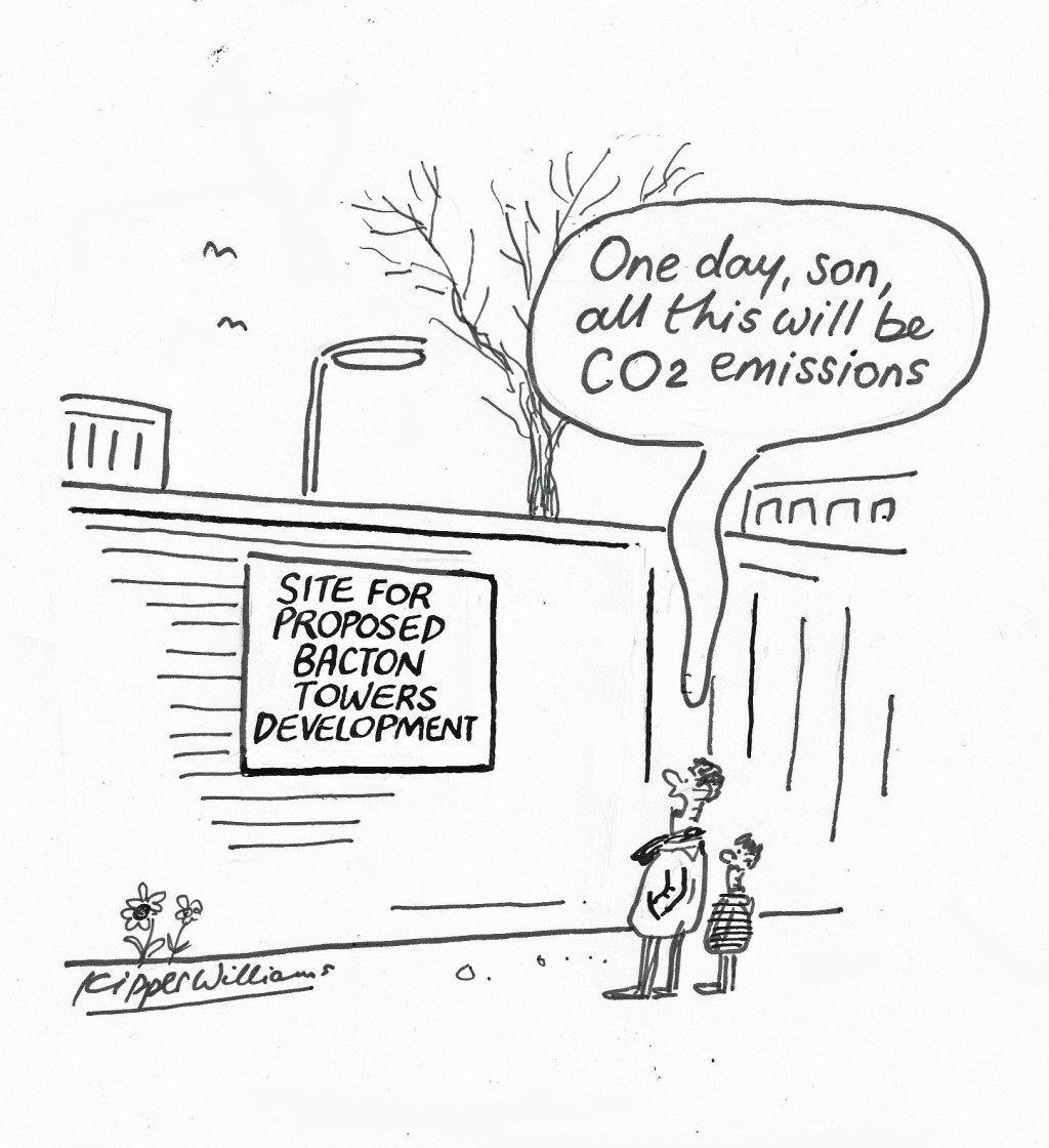 Kipper Williams satirises Bacton Estate&nbsp;development